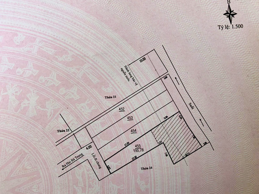 Bán đất, Đường Hai Bà Trưng, Phường 6, Tp Đà Lạt, Đường ô tô 4 m, 195.78 m2